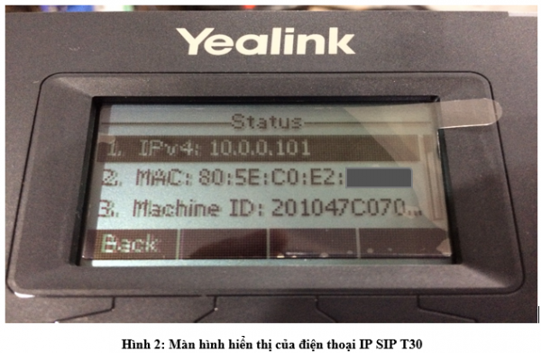 Hướng Dẫn Cấu Hình Cơ Bản Điện Thoại IP Phone Yealink SIP T30(P ...