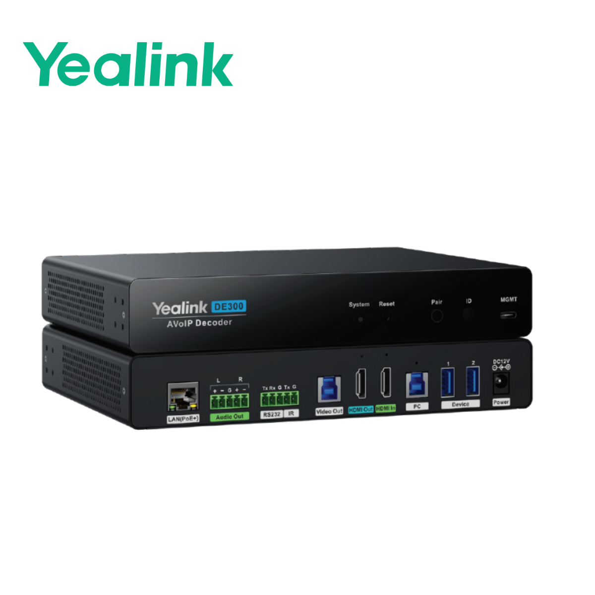 Bộ giải mã AVoIP Yealink DE300 cho AV ONE