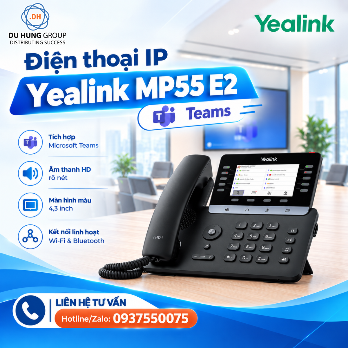 Điện thoại IP Yealink MP55 E2 Teams